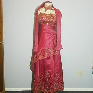 Prom military ball gown dress